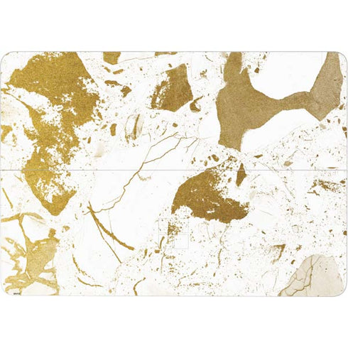 White Scattered Marble Surface Laptop Studio Skin