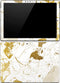 White Scattered Marble Surface Pro (2017) Skin