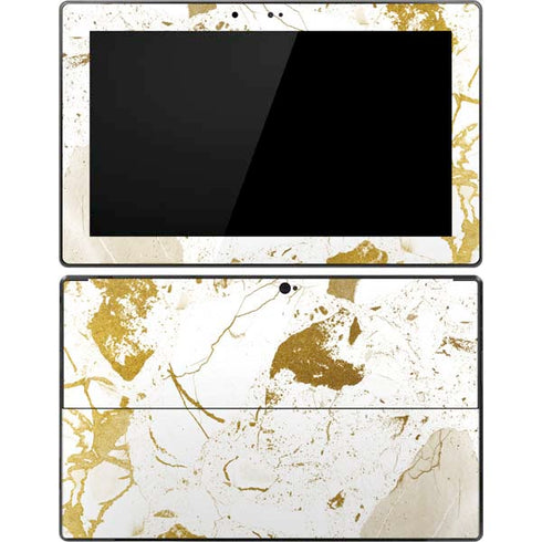 White Scattered Marble Surface Pro Tablet Skin