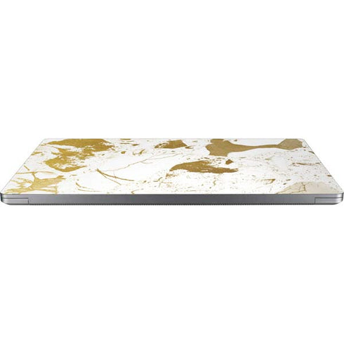 White Scattered Marble Universal Laptop 18in (14.6 x 10.6in) Skin