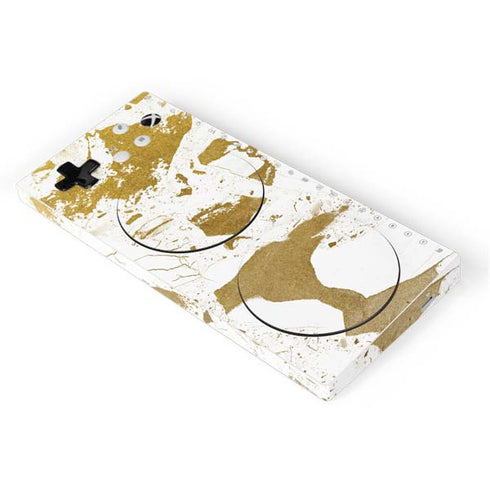 White Scattered Marble Xbox Adaptive Controller Skin