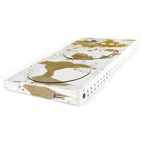 White Scattered Marble Xbox Adaptive Controller Skin