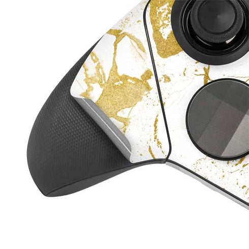 White Scattered Marble Xbox Elite Wireless Controller Series 2 Skin