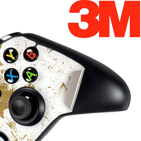 White Scattered Marble Xbox One Controller Skin