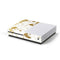 White Scattered Marble Xbox One S Console Skin
