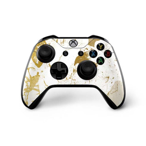 White Scattered Marble Xbox One X Bundle Skin