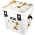 White Scattered Marble YETI Roadie 24 Hard Cooler Skin