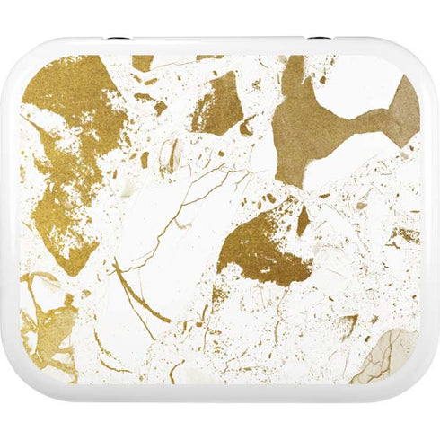 White Scattered Marble YETI Roadie 24 Hard Cooler Skin