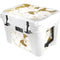 White Scattered Marble YETI Tundra 35 Hard Cooler Skin