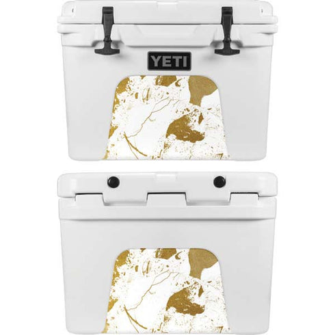 White Scattered Marble YETI Tundra 35 Hard Cooler Skin