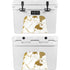 White Scattered Marble YETI Tundra 35 Hard Cooler Skin