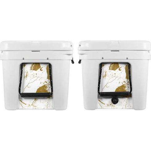 White Scattered Marble YETI Tundra 65 Hard Cooler Skin