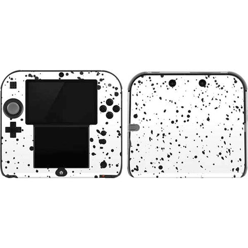 White Speckle Nintendo 2DS Skin