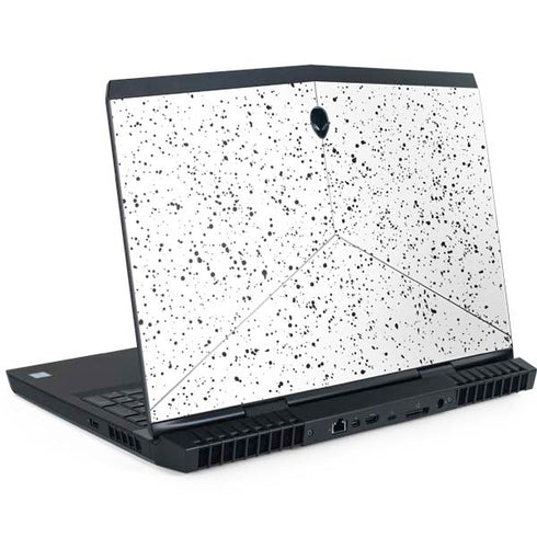 White Speckle Dell Alienware Skin