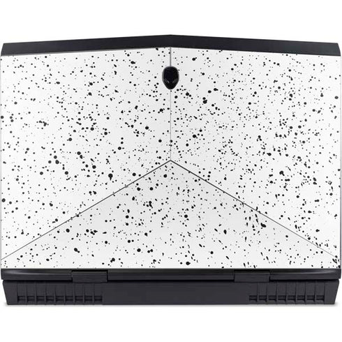 White Speckle Dell Alienware Skin