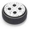 White Speckle Amazon Echo Dot Skin