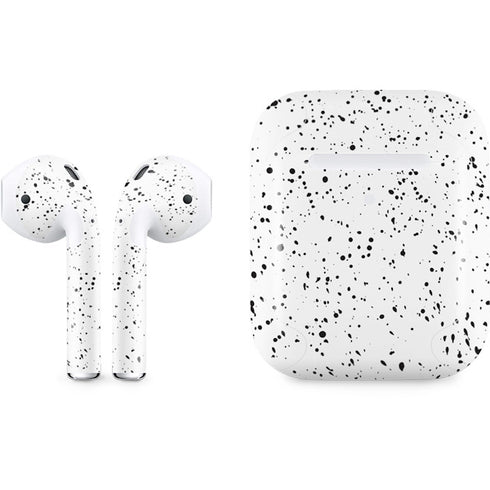 White Speckle Apple AirPods 2 Skin