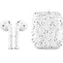 White Speckle Apple AirPods 2 Skin