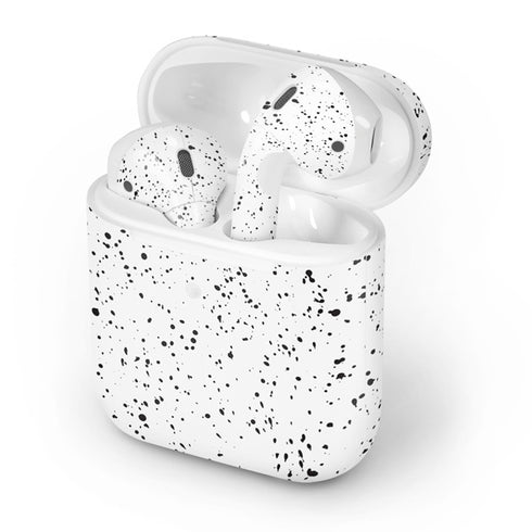 White Speckle Apple AirPods 2 Skin