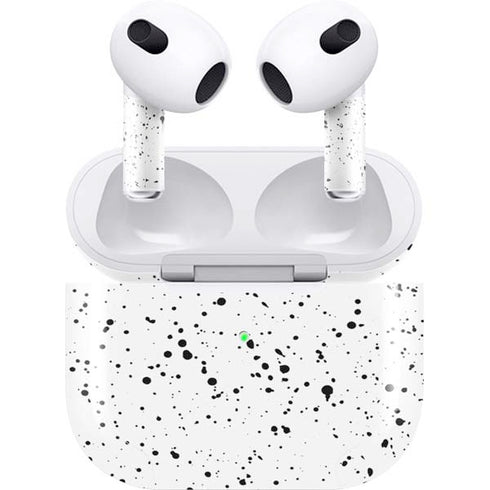 White Speckle Apple AirPods (3rd Gen 2021) Skin