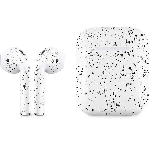 White Speckle Apple AirPods Skin