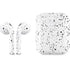 White Speckle Apple AirPods Skin
