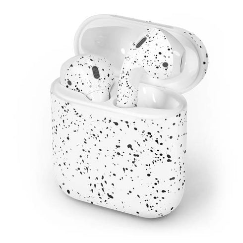 White Speckle Apple AirPods Skin