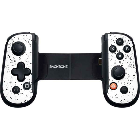 White Speckle Backbone One for iPhone Game Controller Skin