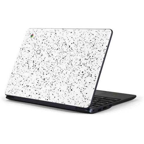 White Speckle Samsung Chromebook Skin
