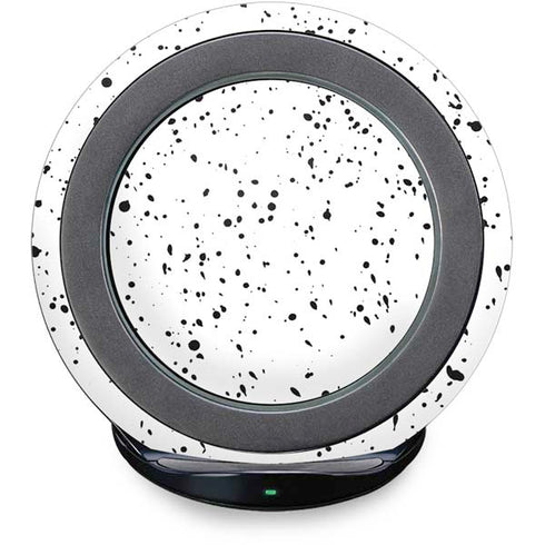White Speckle Fast Charge Wireless Charging Stand Skin