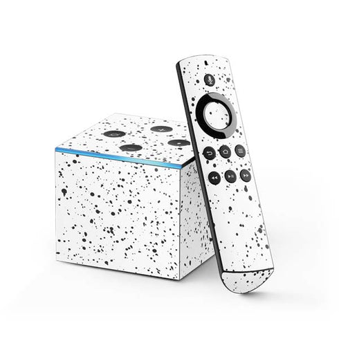 White Speckle Fire TV Cube Skin