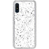 White Speckle Galaxy A10e Clear Case