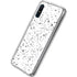 White Speckle Galaxy A10e Clear Case