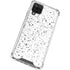 White Speckle Galaxy A12 Clear Case