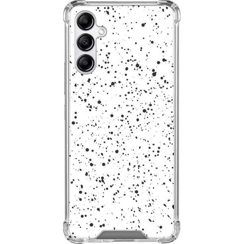 White Speckle Galaxy A14 5G Clear Case