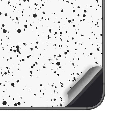 White Speckle Galaxy A14 5G Skin