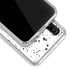 White Speckle Galaxy A20 Clear Case
