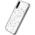 White Speckle Galaxy A50 Clear Case