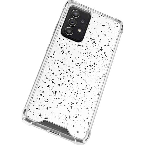 White Speckle Galaxy A52 5G Clear Case