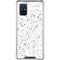 White Speckle Galaxy A71 5G Clear Case