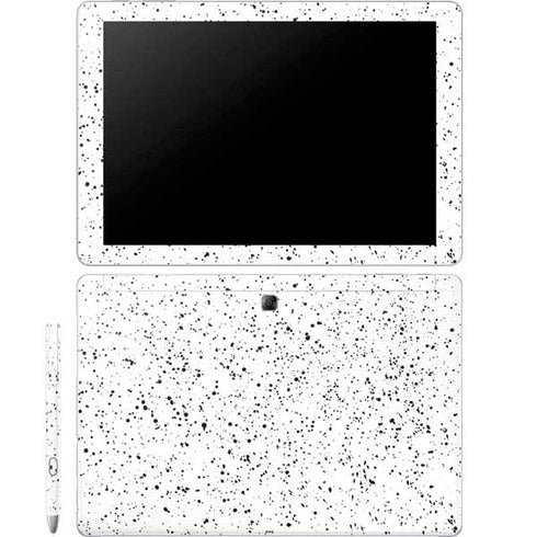 White Speckle Galaxy Book 12in Skin