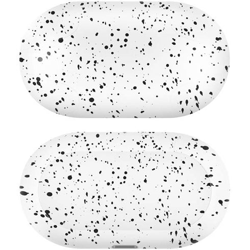 White Speckle Galaxy Buds Plus Skin