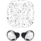 White Speckle Galaxy Buds Pro Skin