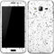 White Speckle Galaxy J3 Skin