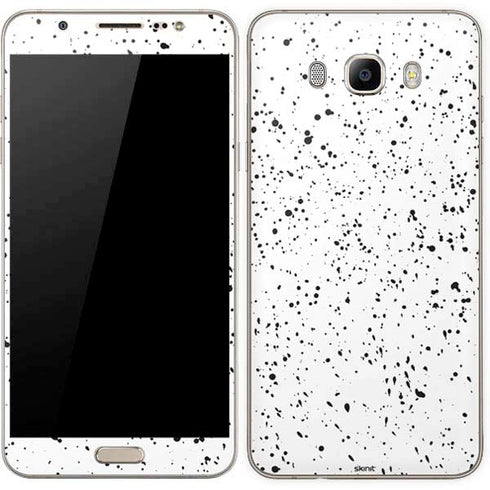 White Speckle Galaxy J7 Skin