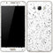 White Speckle Galaxy J7 Skin