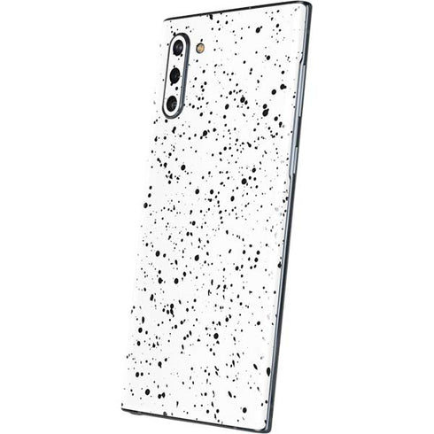 White Speckle Galaxy Note 10 Skin