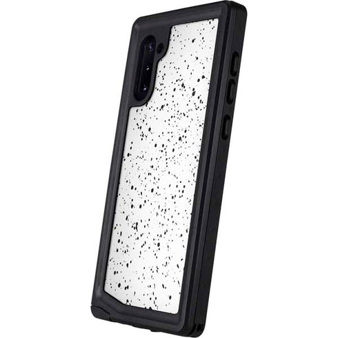 White Speckle Galaxy Note 10 Waterproof Case