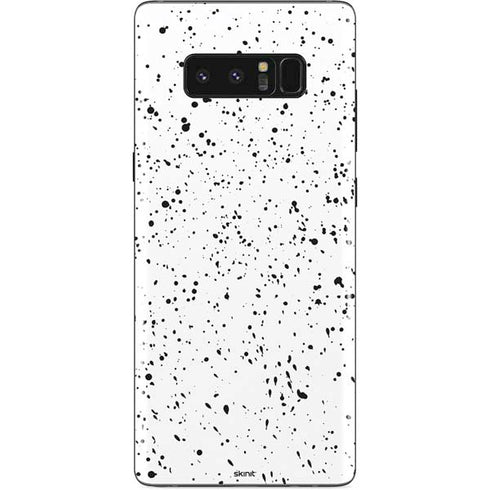 White Speckle Galaxy Note 8 Skin