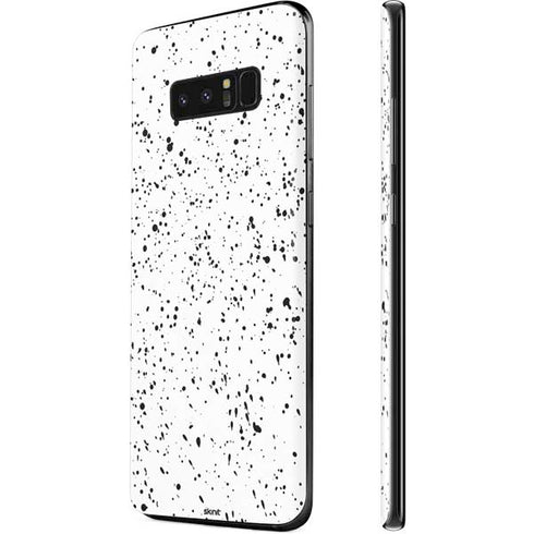 White Speckle Galaxy Note 8 Skin